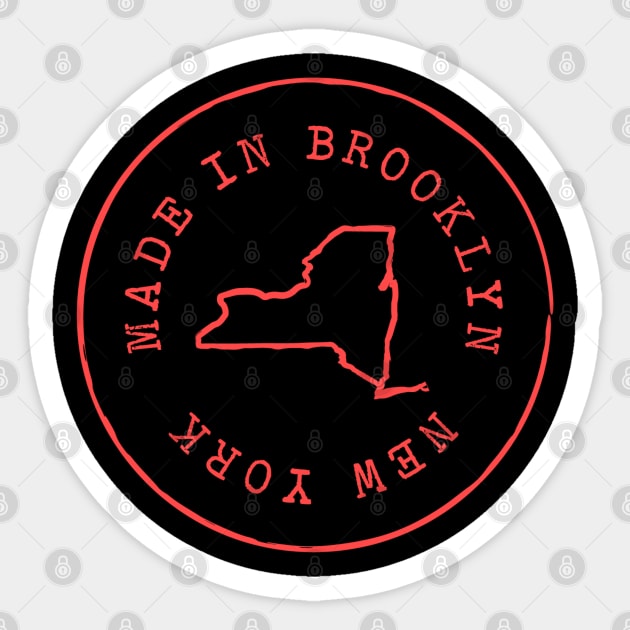 Made in New York T-Shirt Sticker by Geometrico